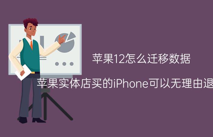 苹果12怎么迁移数据 苹果实体店买的iPhone可以无理由退换货吗？